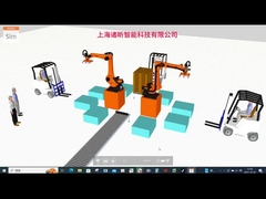 औद्योगिक रोबोट उद्योग लगभग 665 किलो पदचिह्न 850 मिमी X 950 मिमी तकनीकी अनुप्रयोगों के लिए