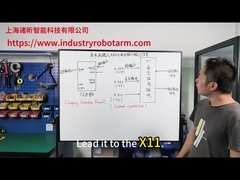 kuka रोबोट सुरक्षा इनपुट और आउटपुट कनेक्शन